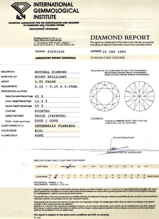 Foto 9 - Diamant IGI, 1,01ct Einkaräter Lupenrein River, Diamond, D5720