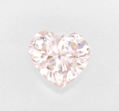Foto 2 - Pink Rose Violetter Herz Schliff Diamant 0,51 Carat HRD, D6124