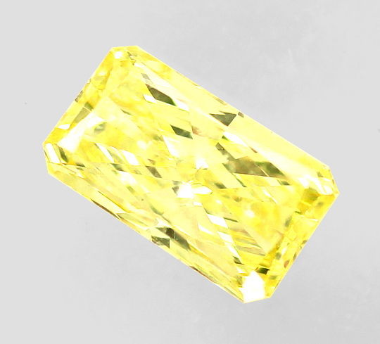 Foto 2 - Diamant 0,54ct Princess Yellow Sensationell Zitrone IGI, D6560