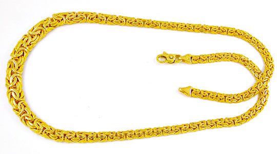Foto 2 - Königsketten Collier im Verlauf, Gelbgold 14K, K2878