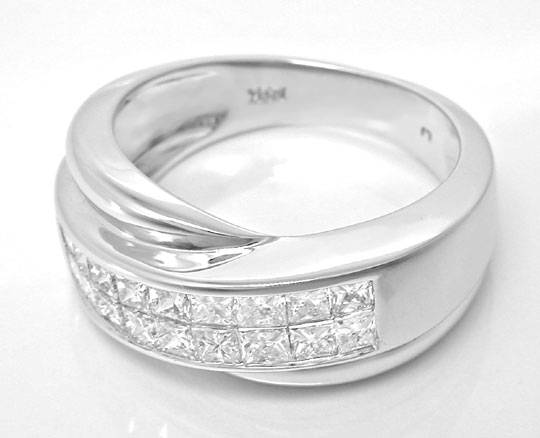 Foto 3 - Ring Princess Diamanten Invisible! Weißgold, S6122