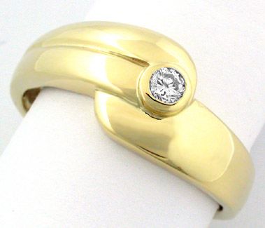 Foto 1 - Fabrikneu! Super Topdesign Brillant-Ring, S7710